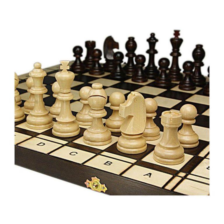 Ajedrez De Madera Plegable Checkers • Ajedrez Y Tableros