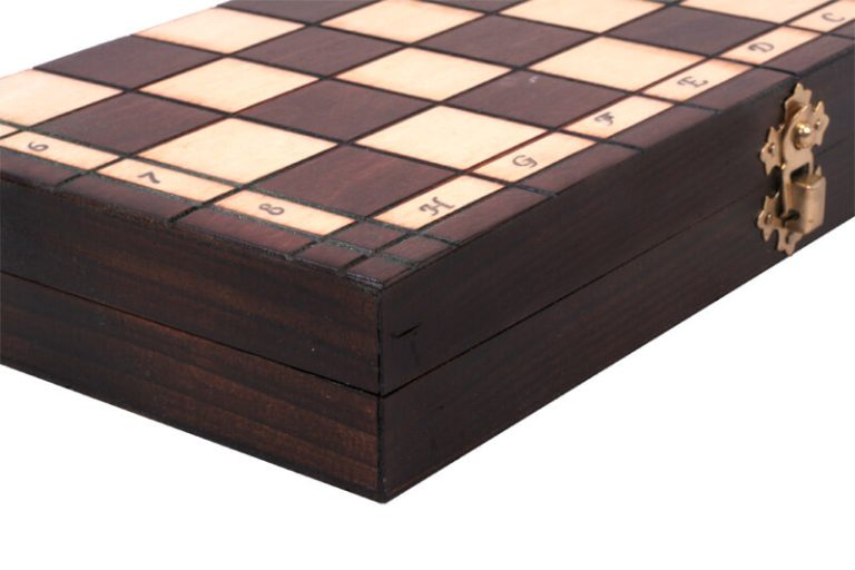 Ajedrez De Madera Plegable Real Mini • Ajedrez Y Tableros